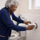 Barra de Apoio Auxiliar com Ventosa para Banheiro | Loja Pronto Idoso