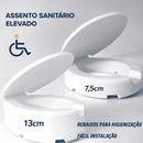 Assento Sanitário Elevado 7,5cm e 13cm | Loja Pronto Idoso