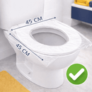 Protetor de Assento Sanitário Descartável | Loja Pronto Idoso