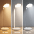 Luminária LED de Mesa Recarregável com Ajuste de Intensidade | Loja Pronto Idoso