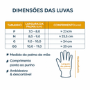 Luvas de Látex Descartáveis com Pó | Loja Pronto Idoso