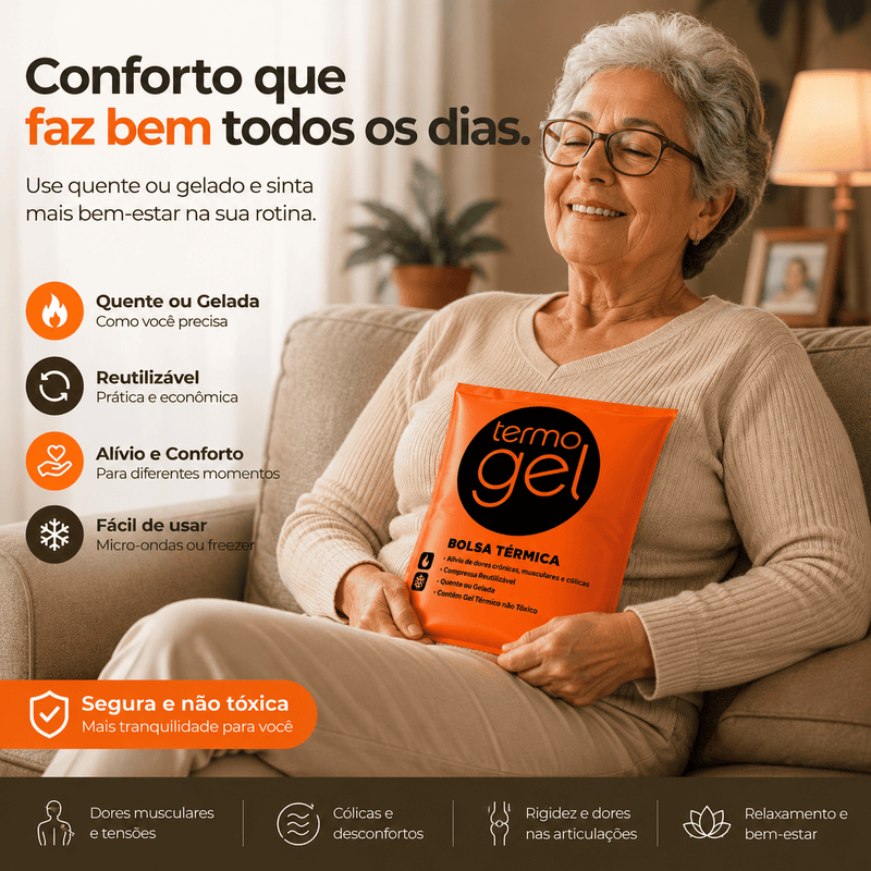 Bolsa Térmica Gel Quente e Fria TermoGel | Loja Pronto Idoso