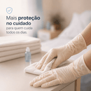 Luvas de Látex Descartáveis com Pó