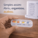Organizador de Remédios Semanal 28 Compartimentos - Porta Comprimidos Diário | Loja Pronto Idoso