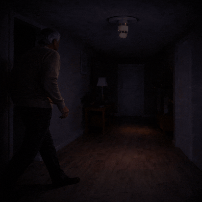 Sensor de Movimento para Lâmpada E27 | Pronto Idoso