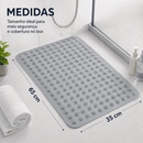 Tapete Antiderrapante para Box com Ventosas - Mais Segurança no Banho | Loja Pronto Idoso