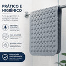 Tapete Antiderrapante para Box com Ventosas - Mais Segurança no Banho | Loja Pronto Idoso