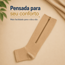 Meia de Compressão com Zíper - Fácil de Vestir | Loja Pronto Idoso