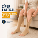 Meia de Compressão com Zíper - Fácil de Vestir | Loja Pronto Idoso