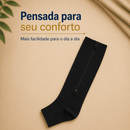 Meia de Compressão com Zíper - Fácil de Vestir | Loja Pronto Idoso